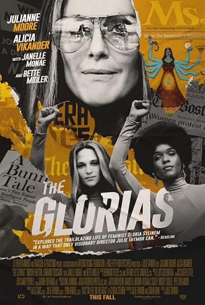 Cartel de The Glorias (Julie Taymor, 2020, EE.UU.)